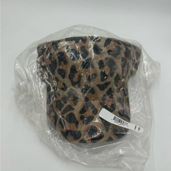 NWT Kate Spade Designer Ball Cap Dad Hat Baseball Hat Leopard Print Lux - Picture 4 of 5
